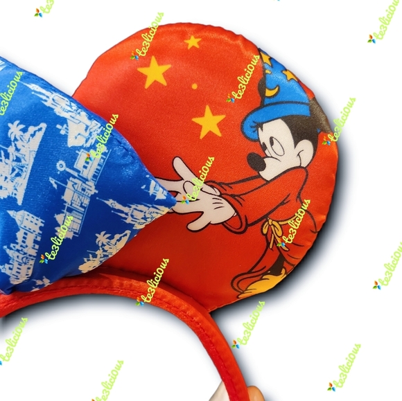 DISNEY PARIS 30TH ANNIVERSARY EURO DISNEY 1992 RETRO EARS HEADBAND - Picture 4 of 5